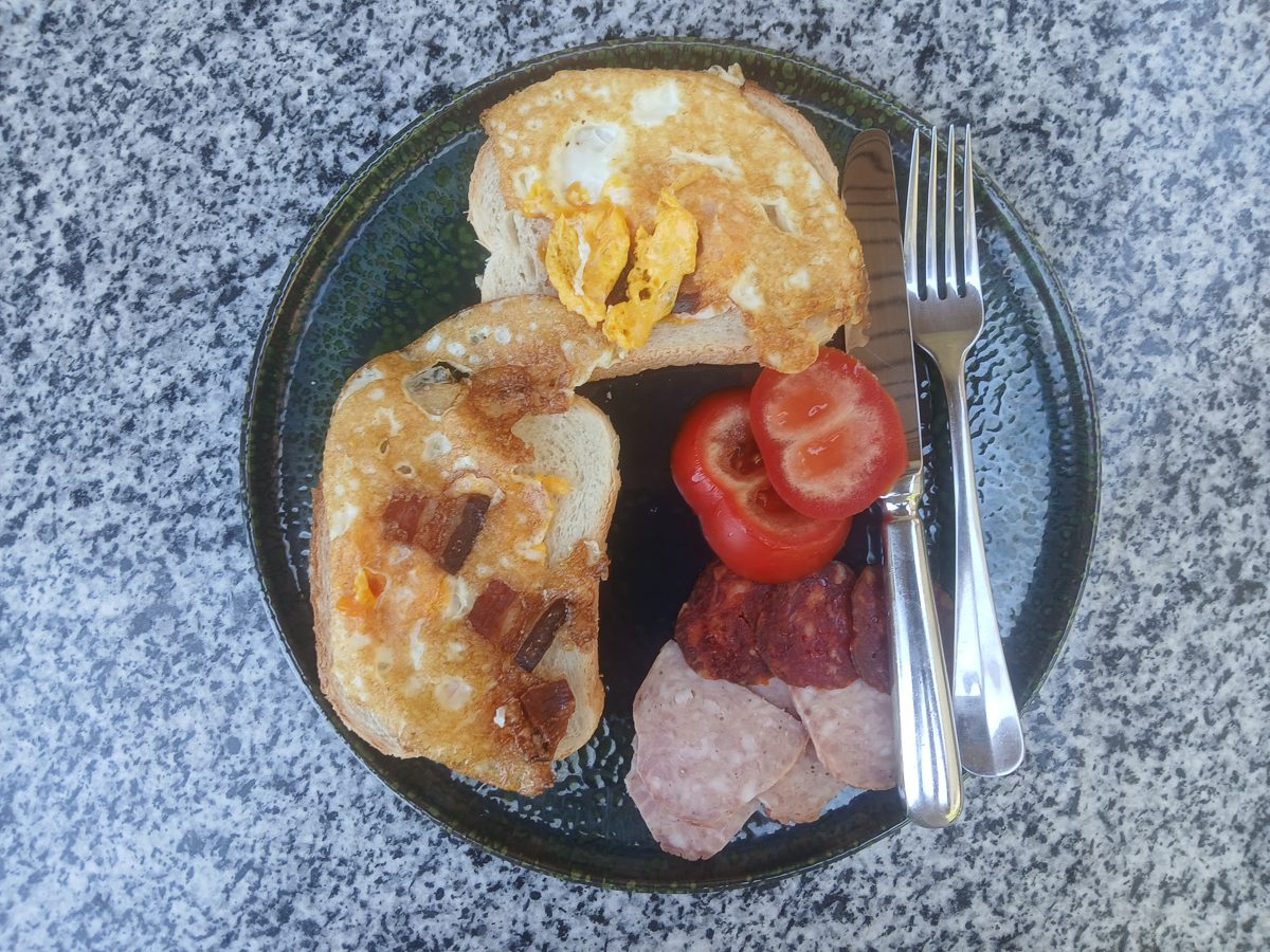 Bianka's home-style brunch plate